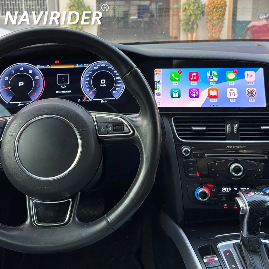 12.3+10.25" Dual Screen For Audi A4 A5 A4L S5 B9 RS4 RS5 Q5 2009-2016 Carplay Car Android  | AUTOKITSHOP
