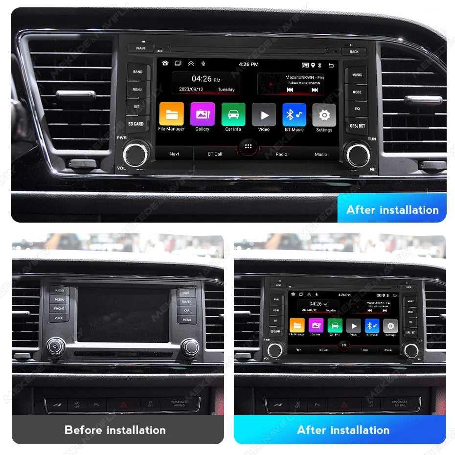 7" Android 13 Car Radio for Seat Leon MK3 5F 2012 - 2018 CarPlay Stereo Multimedia Video P | AUTOKITSHOP