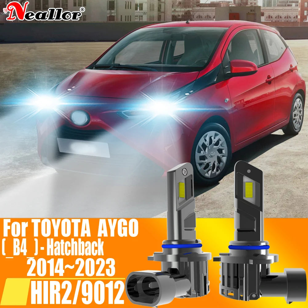 HIR2 Led Headlight Canbus No Error 9012 Car Bulb High Power 6000K White Light Diode Lamp 1
