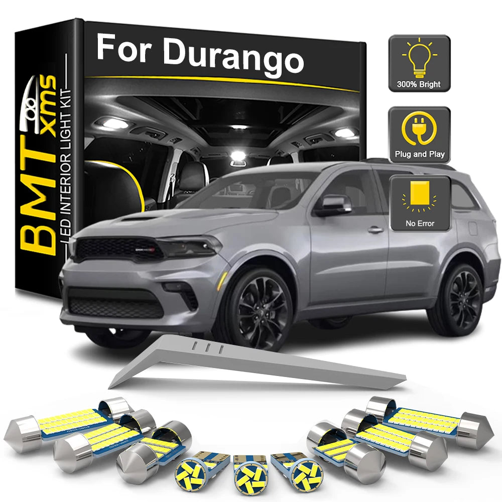 LED Interior Light Kit for Dodge Durango 1998-2012 - Canbus Dome Map Door Trunk Bulbs | AUTOKITSHOP