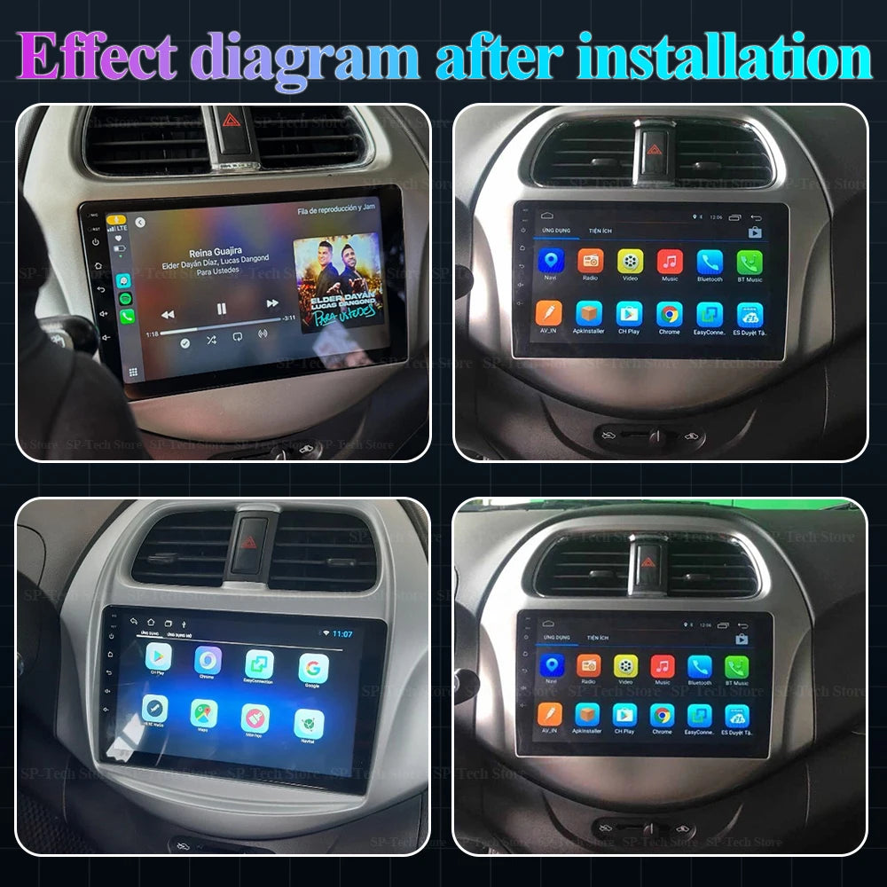 Android 16 For Chevrolet Spark Beat 2018 2019 2020 Wireless Carplay Multimedia Stereo Play | AUTOKITSHOP