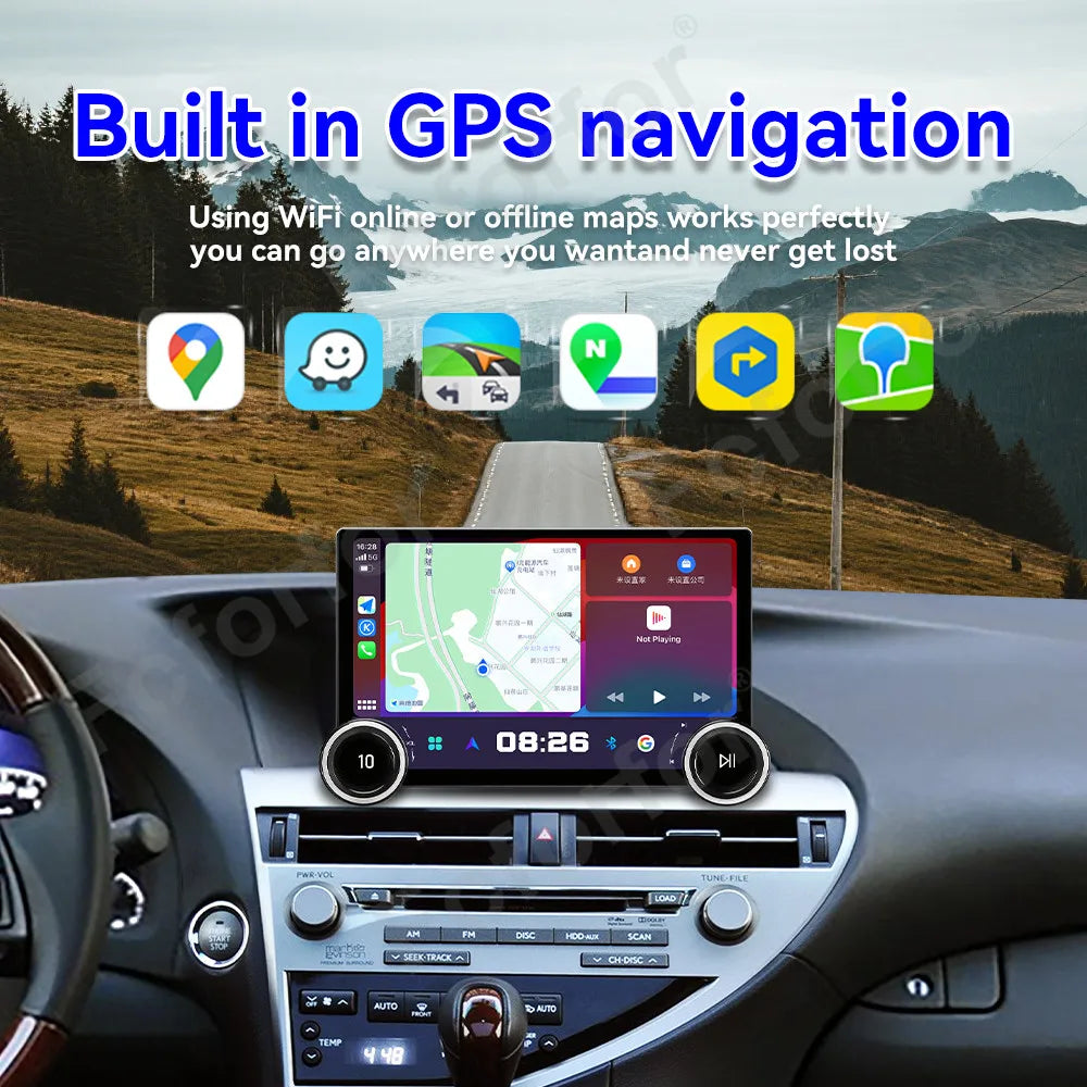 11.5 Inch Android 15 Wireless CarPlay Upgraded Ultra Clear HD Screen GPS Multimedia Car Ra