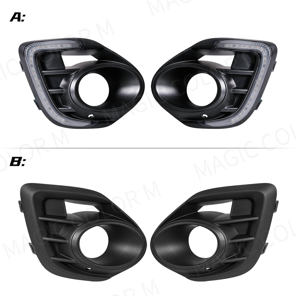 DLAA For Mitsubishi Lancer 2015 2016 2017 Car Fog Lamps Daytime Running Lights DRL Front B | AUTOKITSHOP