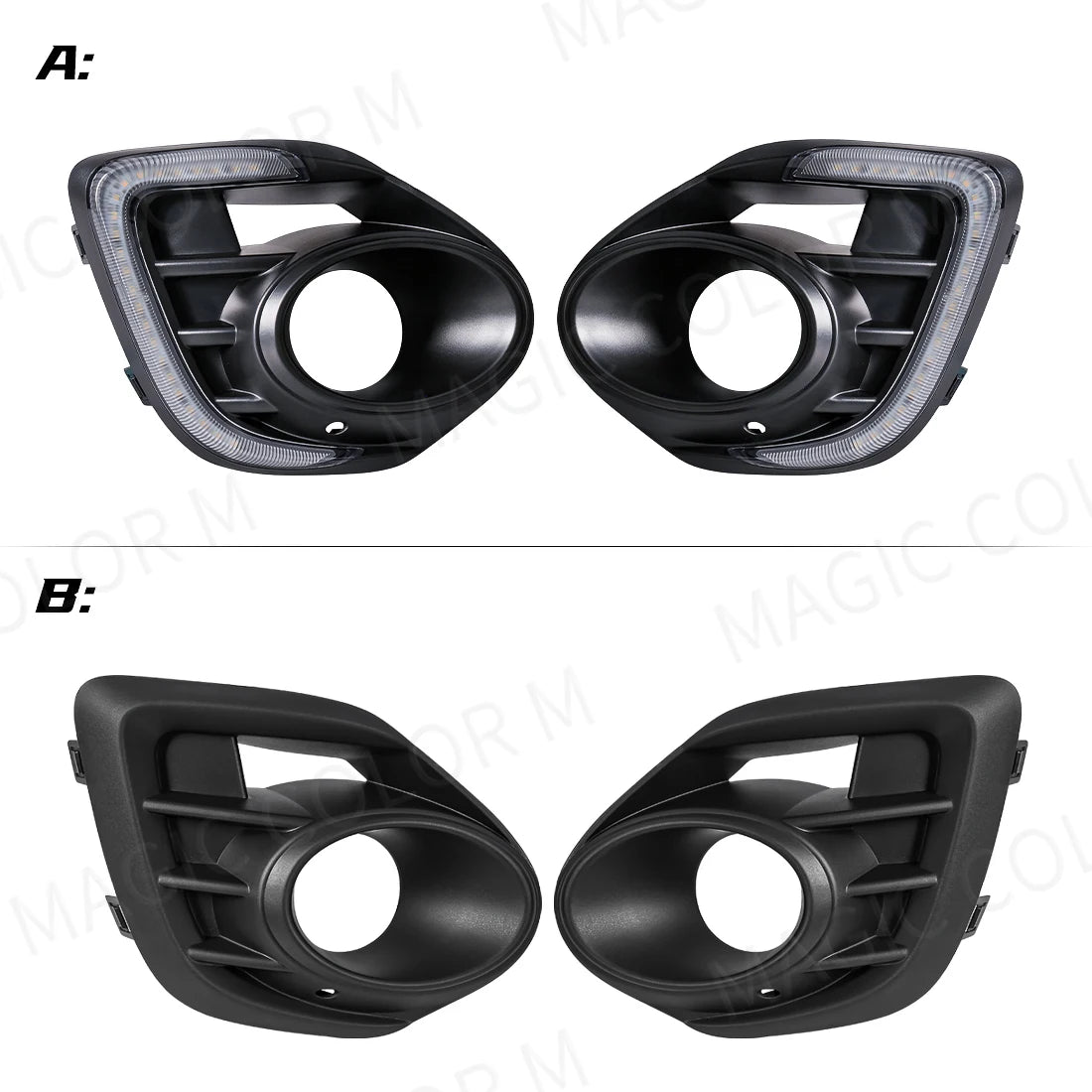 DLAA For Mitsubishi Lancer 2015 2016 2017 Car Fog Lamps Daytime Running Lights DRL Front B | AUTOKITSHOP