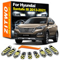 ZITWO 9Pcs Indoor Lamp For Hyundai Santafe Santa Fe DM MK3 3 III 2013 2014 2015- for Hyundai MK3 2015-2018 - Canbus LED