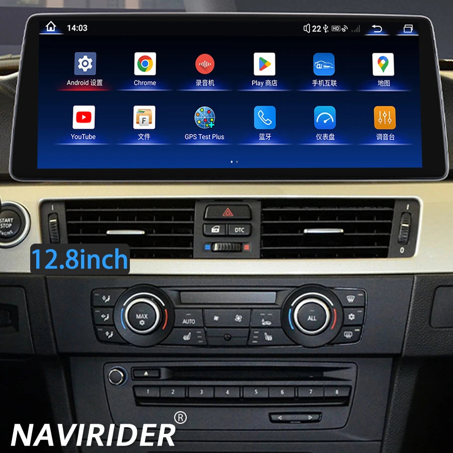 12.8''Android 14 DSP Carplay DSP AHD Screen For BMW 3 Series E92 2006-2015 AHD Car Radio W