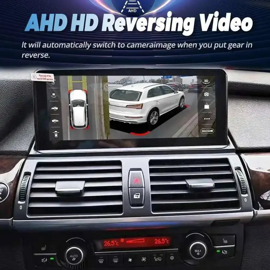 10.25" Screen Auto Car Radio For BMW X5 E53 X6 E70 E71 2007-2013 CIC CCC System Android 15 | AUTOKITSHOP