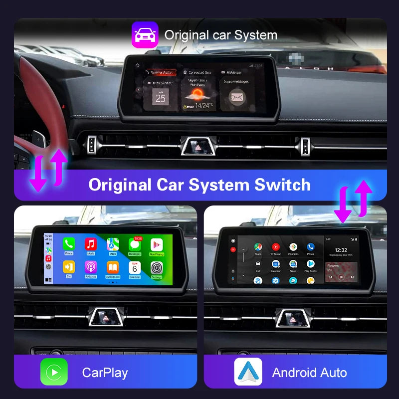 Wireless CarPlay For Toyota Supra 2019-2025 Multimedia Android Auto New UI System Upgrade