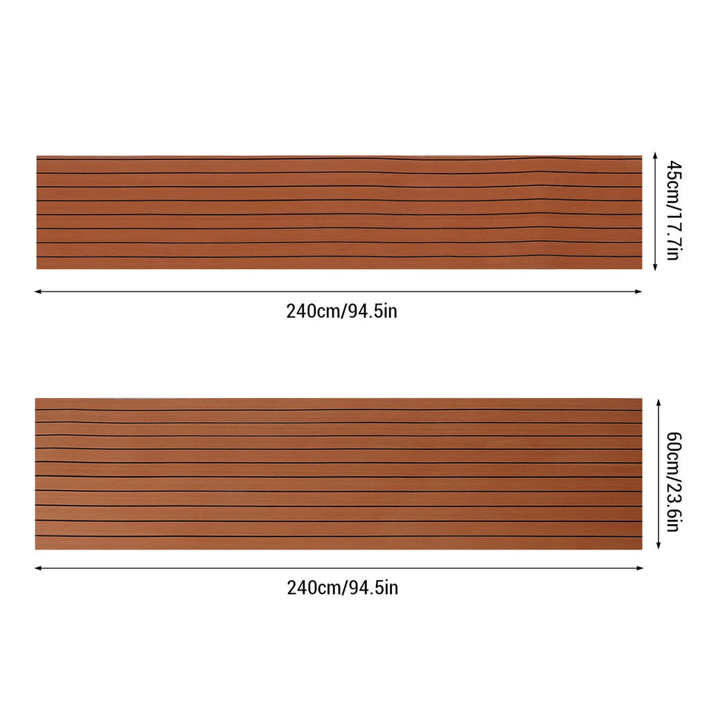 3 Colors Boat EVA Foam Teak Floor Mat Anti-Slip Self-Adhesive Pad Cuttable Waterproof Marine Car - Automotive LED Light