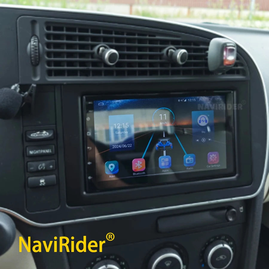 2 Din Android 14 For SAAB 9-3 93 2007 2008 Video Player Head Unit Auto Car GPS Navigation  | AUTOKITSHOP