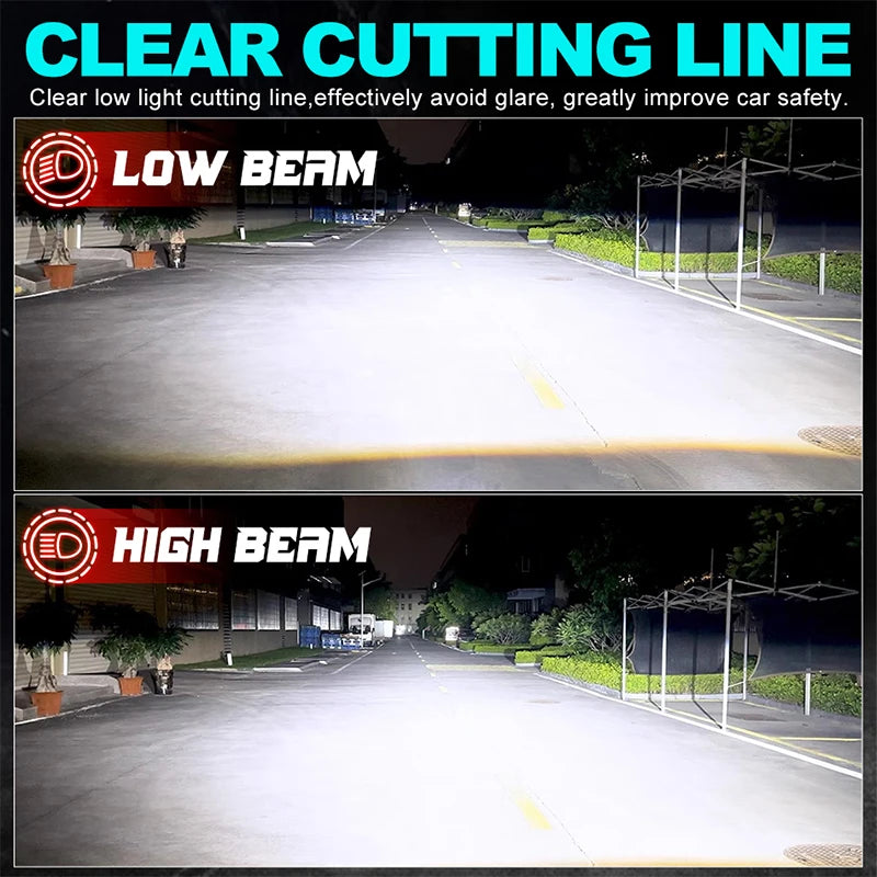 D1S D3S D2S LED CANBUS Headlight 6800W Bulbs Super Bright D4S D5S D1R D3R D2R D4R D8S Xeno
