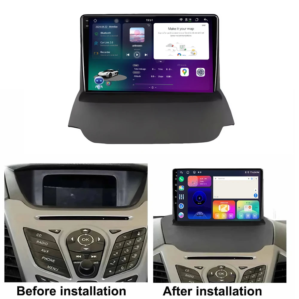 9 inch DSP Stereo for Ford Ecosport 2013 2014 2015 2016 2017 Android Auto GPS Navigation W