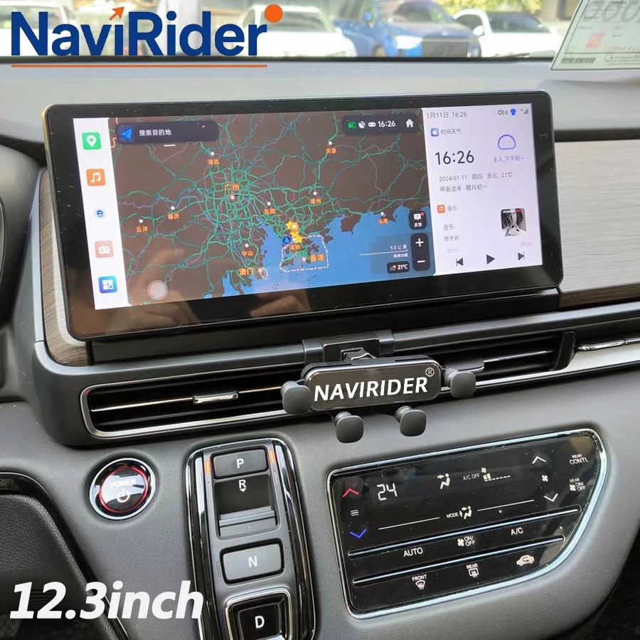 12.3" Screen Car Radio For Honda Odyssey 2022 2023 2024 2025 Carplay Android Auto Multimed