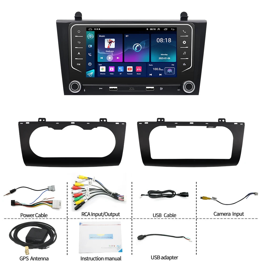 7" Android Car Radio GPS for Nissan Teana 2008-2012 - CarPlay, Auto, Bluetooth, Steering Wheel Control