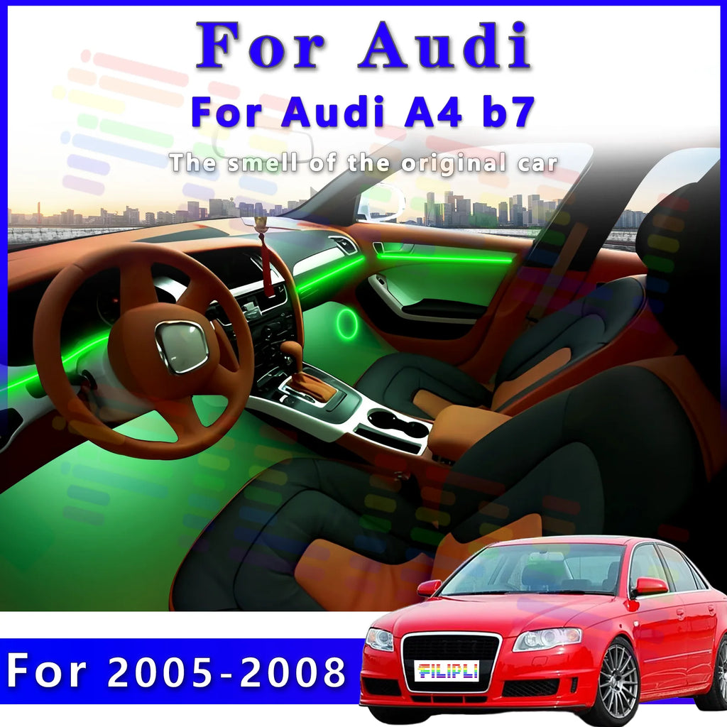 RGB - Ambient Light - for Audi B7 A4 - App Control - Car Interior Lighting | AUTOKITSHOP