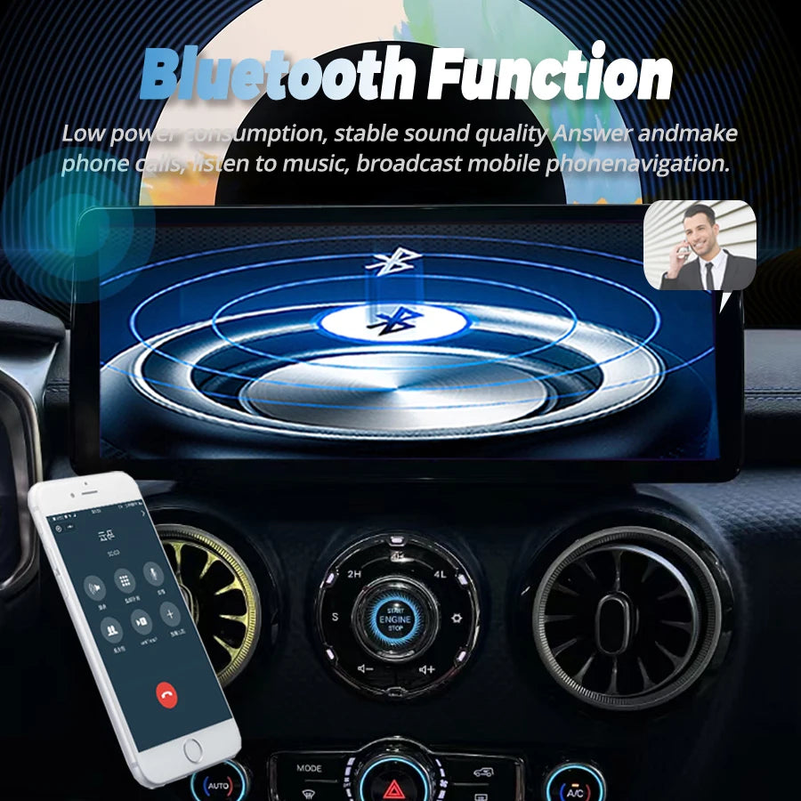 12.3inch Android Car Multimedia Player For Baic BJ40 2018-2023 Stereo Carplay Audio Radio