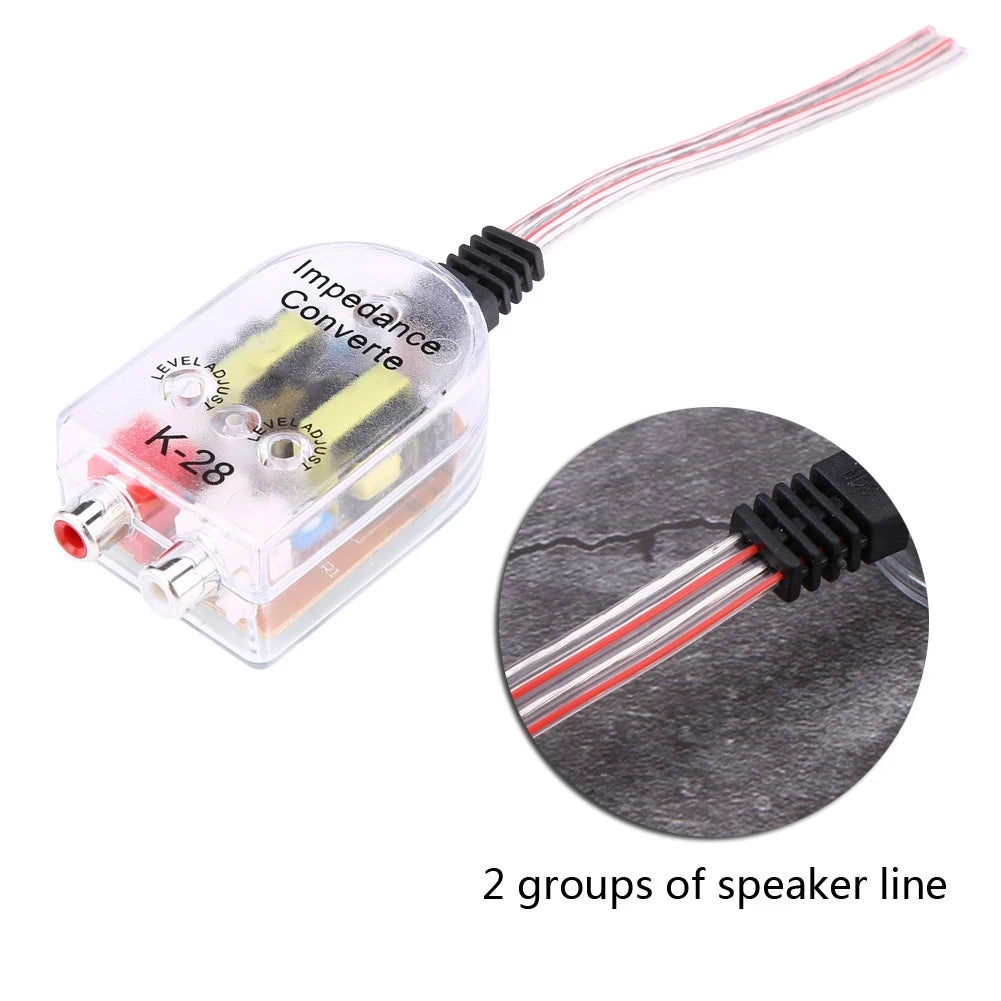 Car Audio CD Amplifier Audio Subwoofer High to Low Frequency Divider Converter Regulator Filter - Automotive LED Light