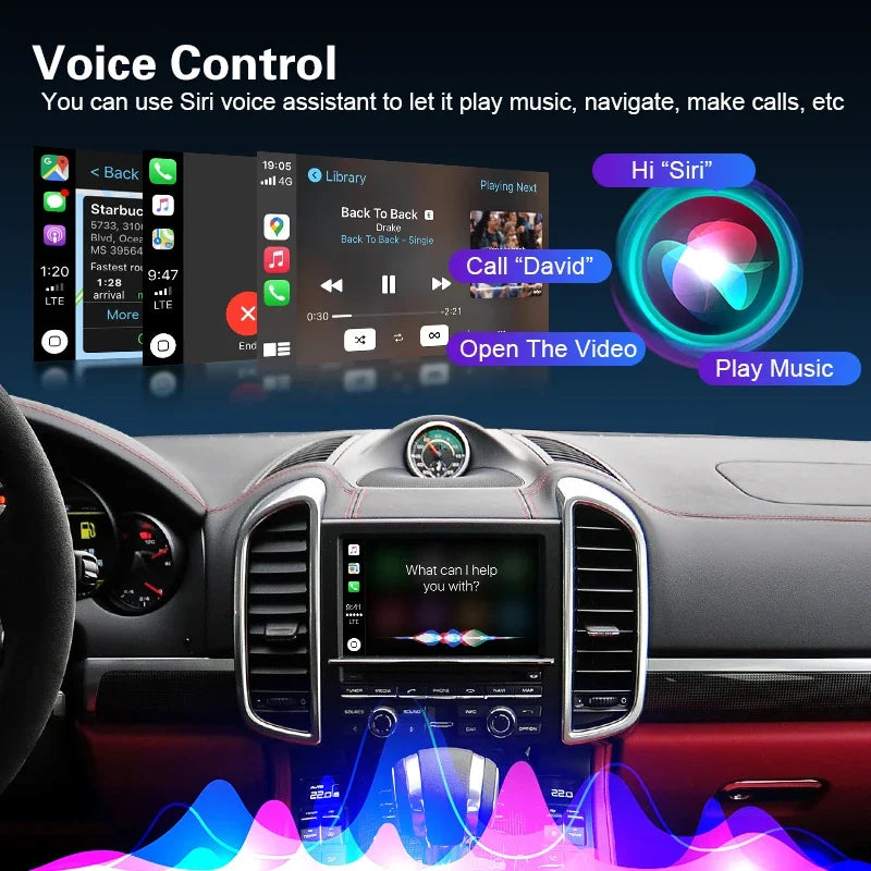 Wireless New Carplay For Porsche 911 Bosxter Cayman Macan Cayenne Panamera PCM/CDR Android