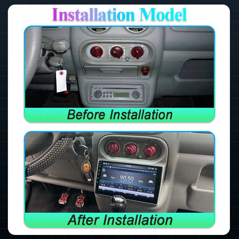 Car Radio Android 16 For Renault Twingo 2005 2006 2007 2008 2009 2010 2012 2013 Multimedia | AUTOKITSHOP