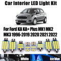 LED Interior Light Kit for Ford KA KA+ Plus MK1 MK2 MK3 1996-2020 - Canbus Dome Map Door Trunk Bulbs | AUTOKITSHOP