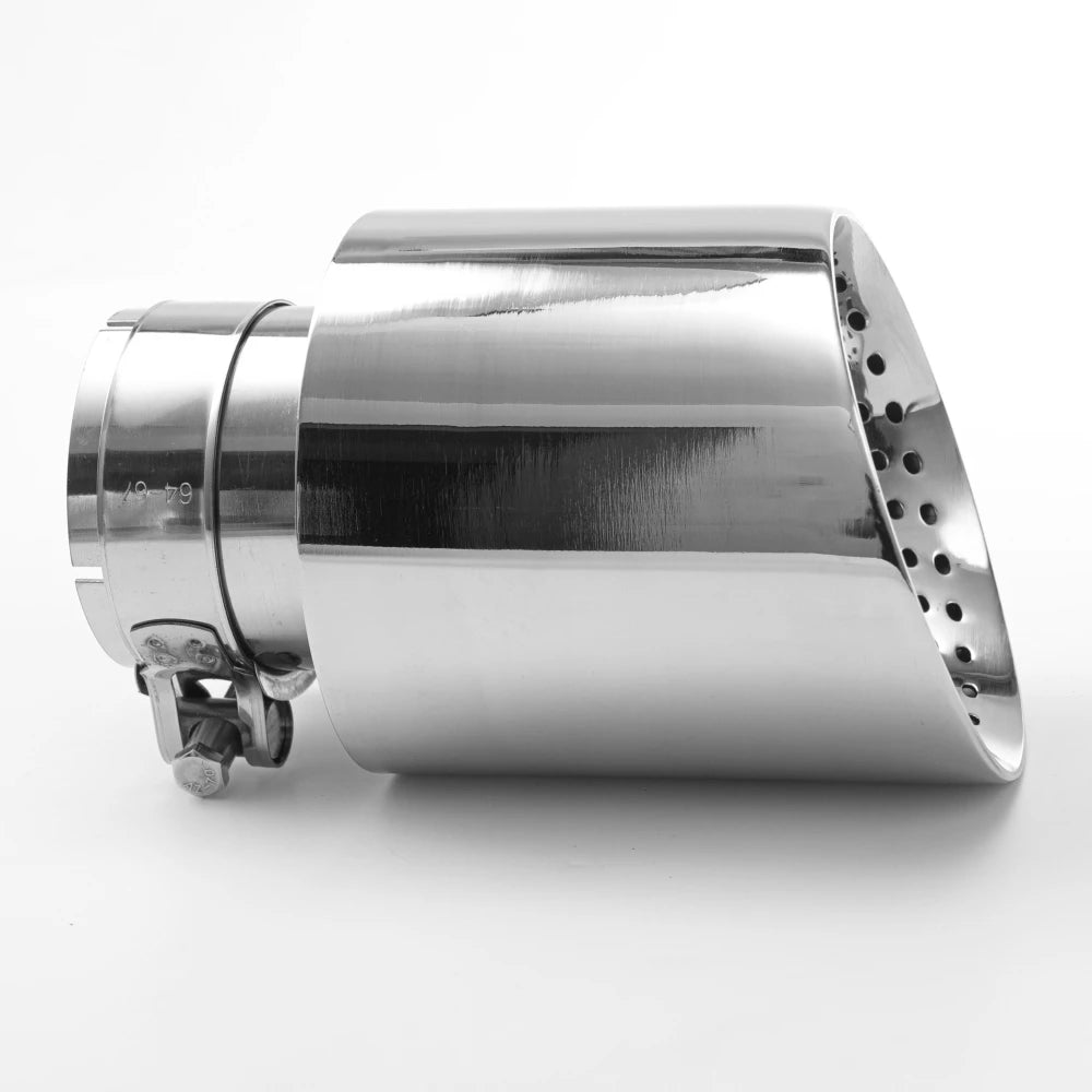 1pcs CARS attachment Exhaust pipe stainless steel 304 tail throat horn outlet hole large diamete - Automotive LED Light