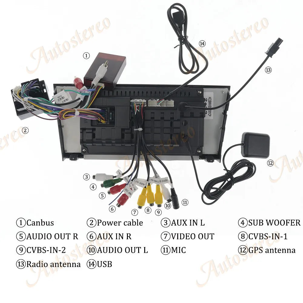 Android 14 Carplay For BMW 3 E90 E91 E92 2005-2012 Car GPS navigation Head Unit Multimedia