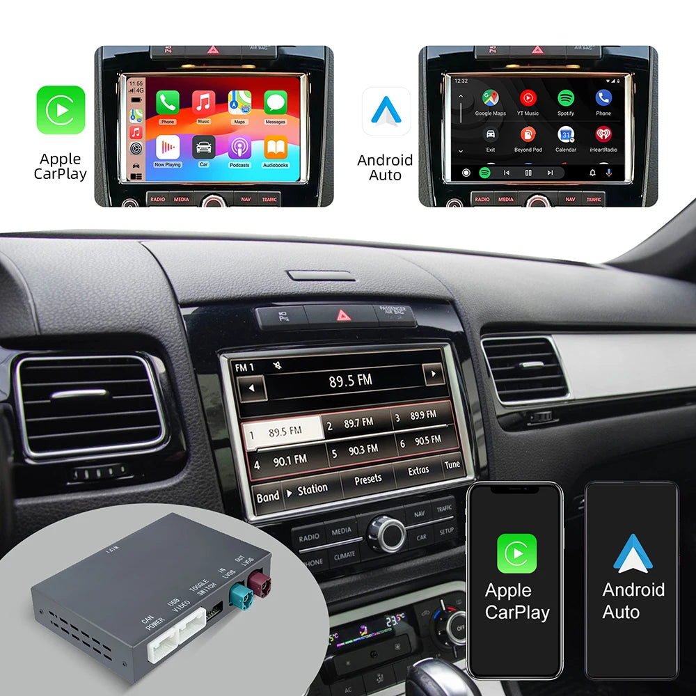 Wireless Carplay Android Auto for Volkswagen Touareg With 8-inch Screen RNS850 2011-2017 M | AUTOKITSHOP
