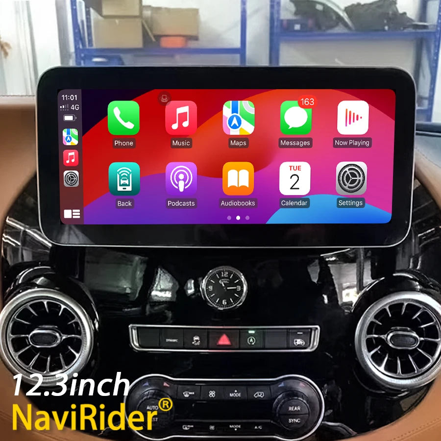 12.3inch Android 14 Car Radio For Mercedes Benz Vito 116 W447 2016 Autoradio Multimedia Pl