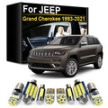 LED Interior Light Kit for Jeep Grand Cherokee MK 1 2 3 4 1993- 2011 - Canbus Dome Map Door Trunk Bulbs | AUTOKITSHOP