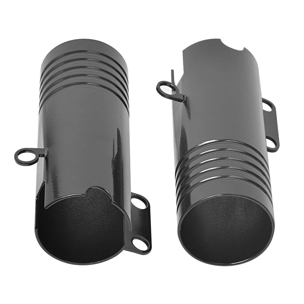 Motorcycle Black Front Lower Fork Tube Covers Fit For Harley Night Rod Special VRSCDX V-ROD 2012 - Automotive LED Light