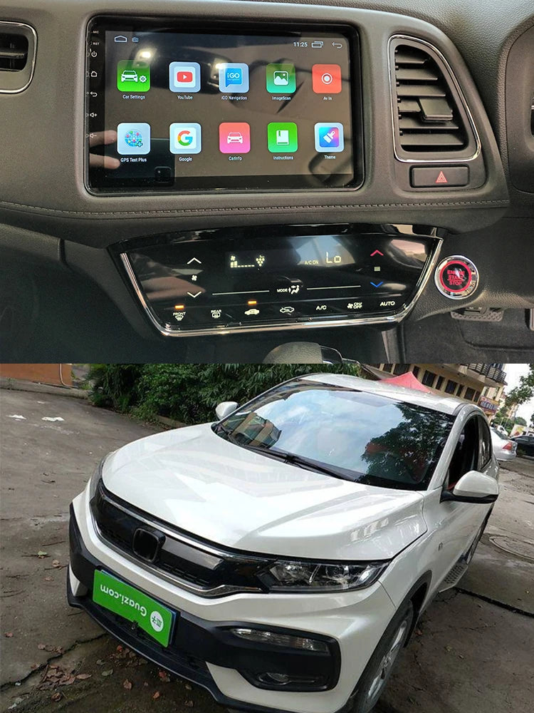 For Honda 2014 Vezel HR-V XR-V 9INCH Car Radio Android Stereo Video Frame Panel Fascia Aud
