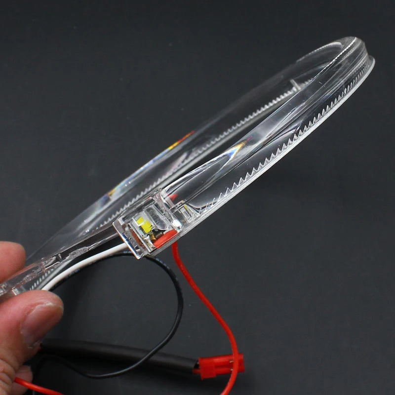 131mm SMD LED Halo Angel Eye Rings 4×131mm Fit BMW E36 E38 E39 E46 Projector Headlamp Dayt