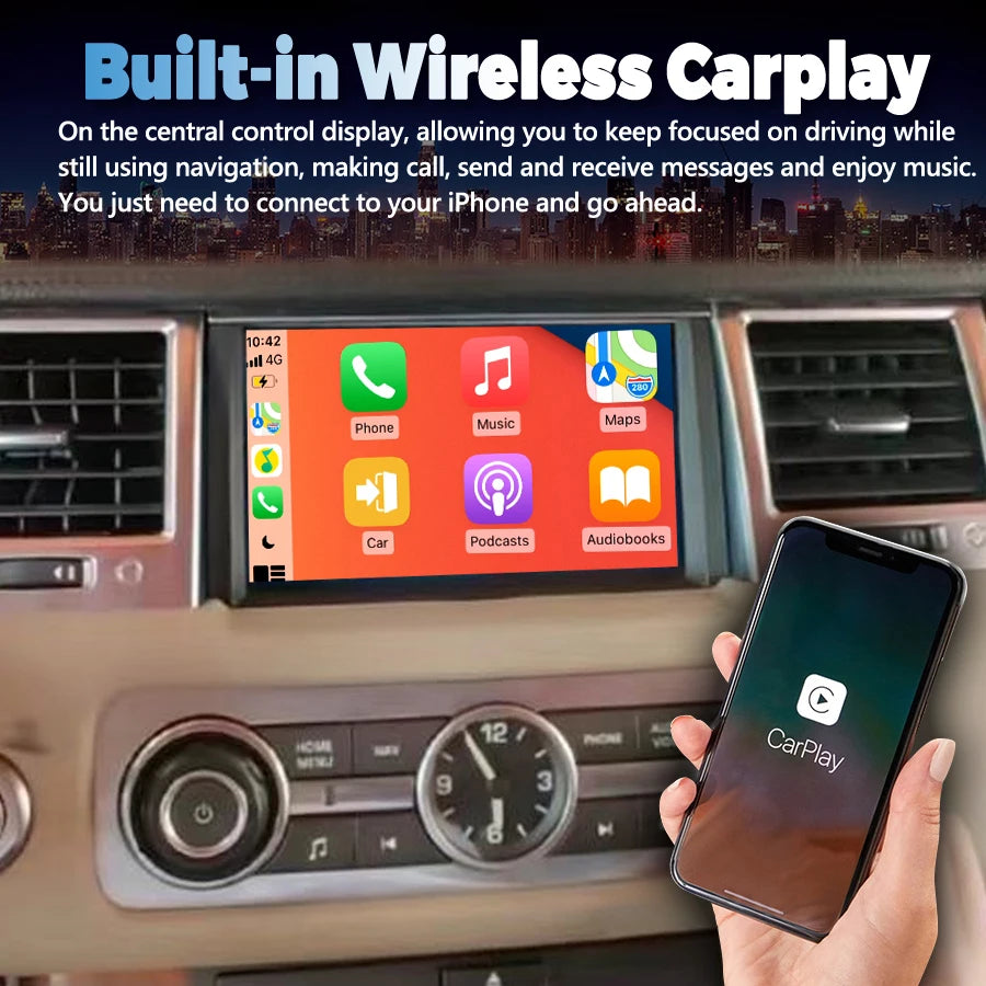 7inch Android Player For Land Rover Range Rover Sport 2010-2013 Car Multimedia 4G GPS Navi | AUTOKITSHOP