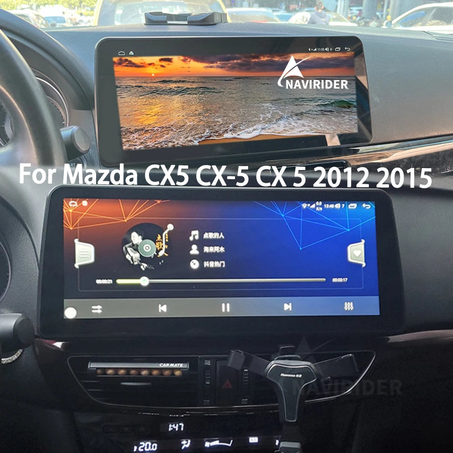 1920*720QLED Screen Android 13 Screen Multimedia Video Player For Mazda CX5 CX-5 CX 5 2012
