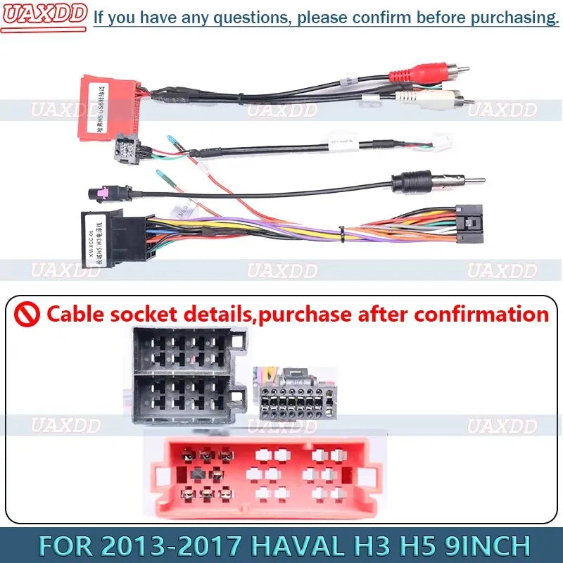 FOR 2013-2017 HAVAL H3 H5 9INCH Radio Android Stereo Frame Panel Fascia Dashboard Audio Mu