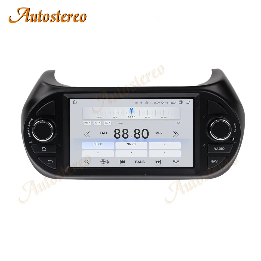 7 Inch Android 14 Carplay For FIAT Fiorino Qubo 2008 -2016 Car Radio GPS navigation Head U