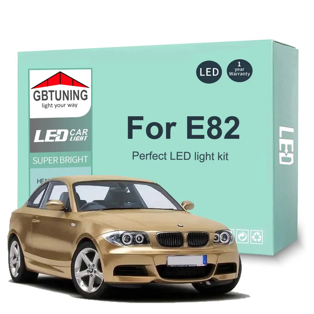 17-Piece LED Interior Light Kit for BMW 1 Series E82 18d 118i 120i 120d 123d 125i 125se 128i 2007-2013 - Canbus Dome ...