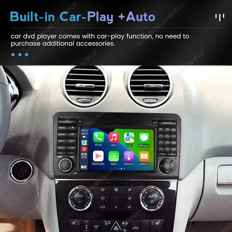 Android 13 Car Radio 2Din For Mercedes Benz ML GL W164 ML350 ML500 GL320 X164 ML280 GL350