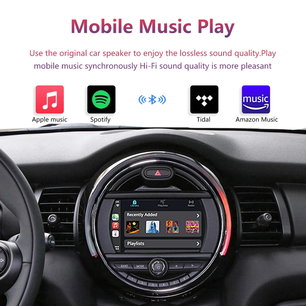 Wireless CarPlay Android Auto for Mini R55 R56 R57 R58 R60 R61 F54 F55 F56 Clubman Country
