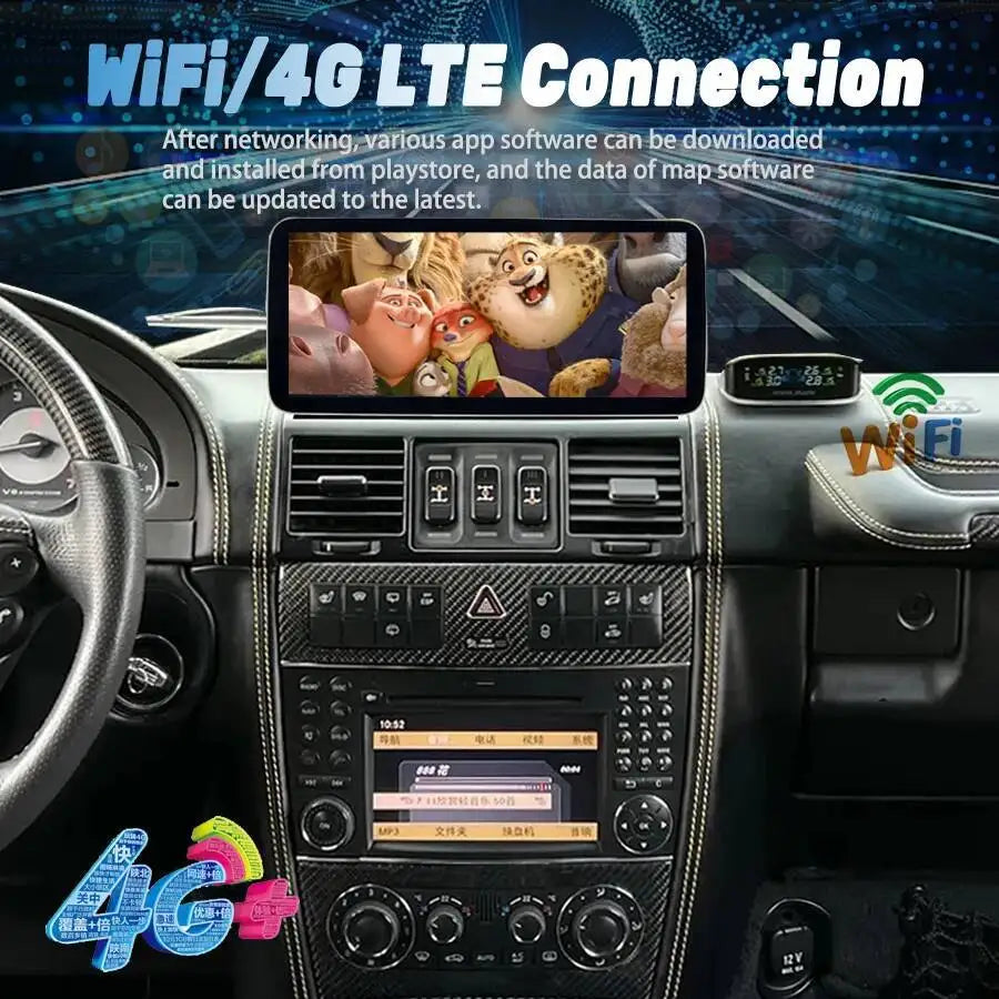 RGB - Ambient Light - for Mercedes GClass W463 G500 - Car Interior Lighting | AUTOKITSHOP