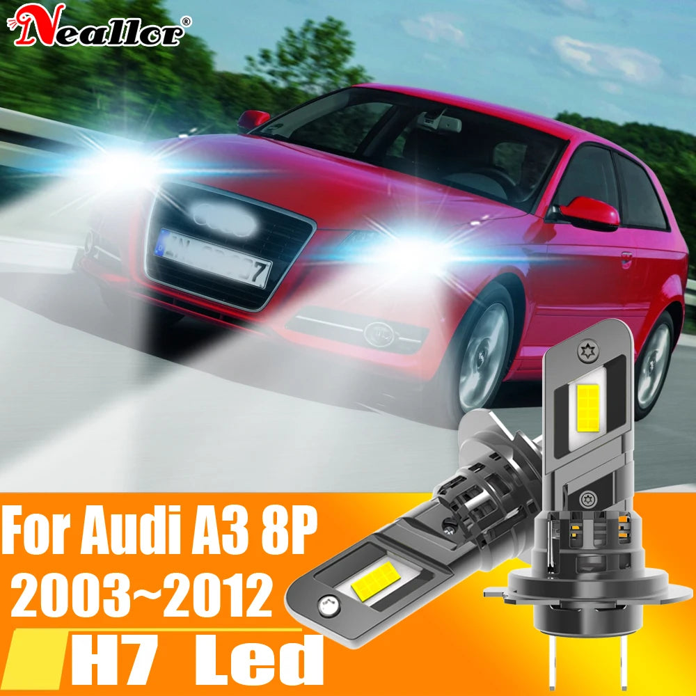 High Power H7 Led Headlight Canbus No Error H18 Car Bulb 6000K White Light Moto Diode Lamp