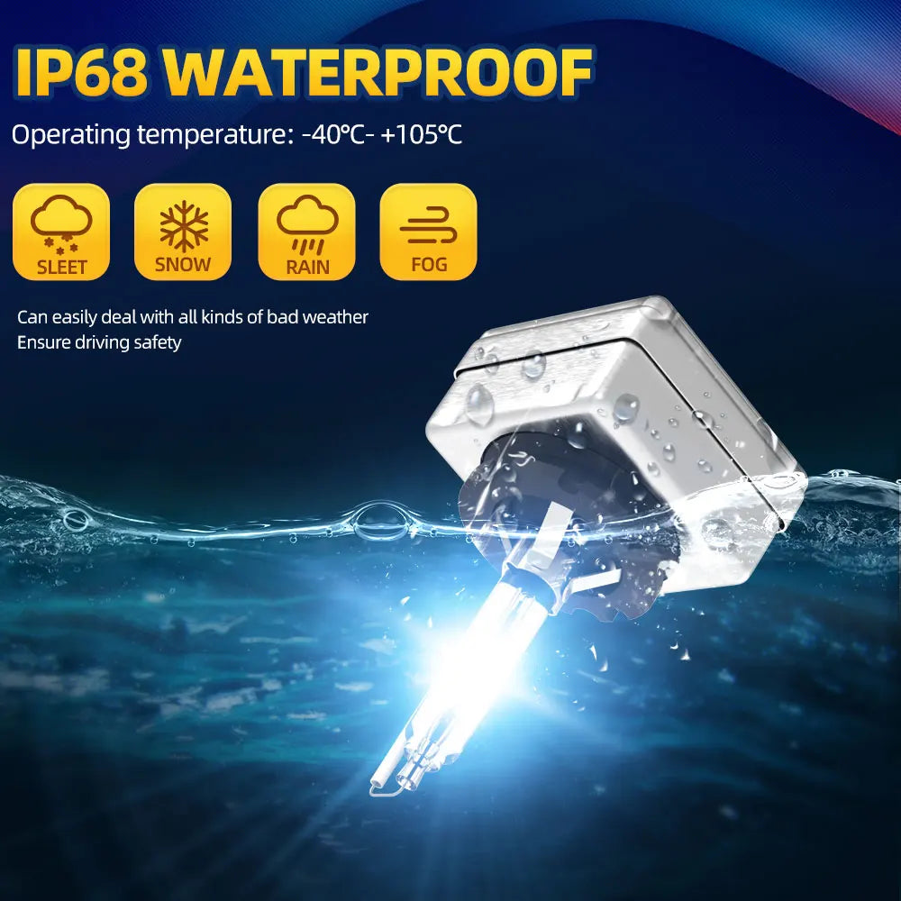HID D1S Xenon Headlight Bulbs 35W 20000LM Super Bright Xenon Lights 12V For Mercedes-Benz