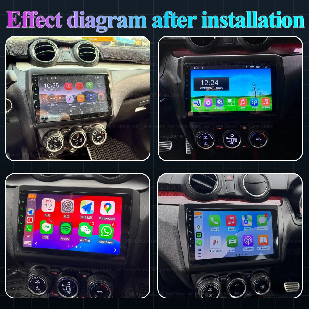Android 16 Car Radio For Suzuki Swift 2016 2017 2018 2019 2020 2021 Radio Multimedia Video | AUTOKITSHOP