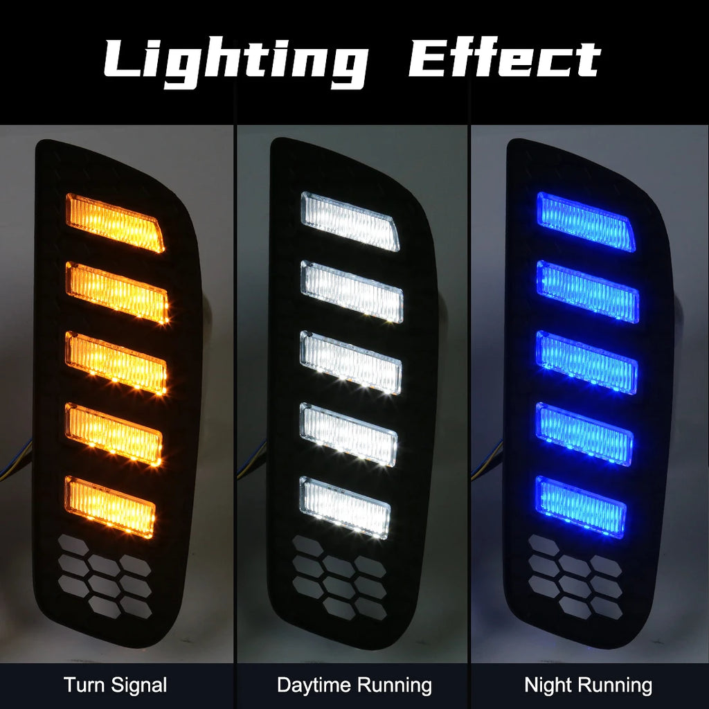 DRL For Mazda CX-50 CX50 2023 2024 LED Daytime Running Light Car Fog Dynamic Turn Signal L | AUTOKITSHOP