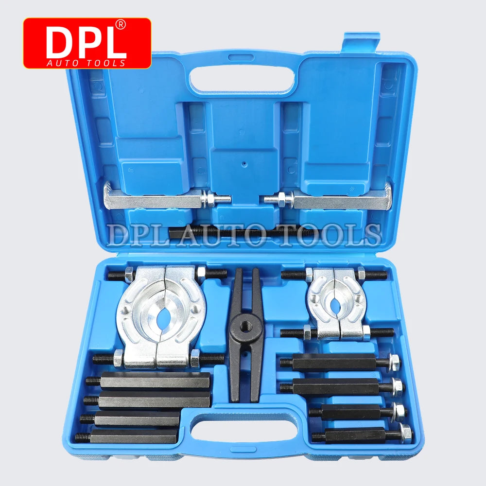 14 PCS Bearing Puller Set 5 Ton Bearing Separator Splitter Tool 2" and 3" Jaws - Automotive LED Light