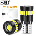 2-Piece LED Interior Light Kit for W5W T10 - Canbus Error-Free Interior Bulbs