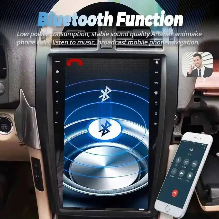 13.6inch Android Car Radio Vertical Screen For Toyota Crown 13 14 2010-2018 Stereo 4G GPS  | AUTOKITSHOP