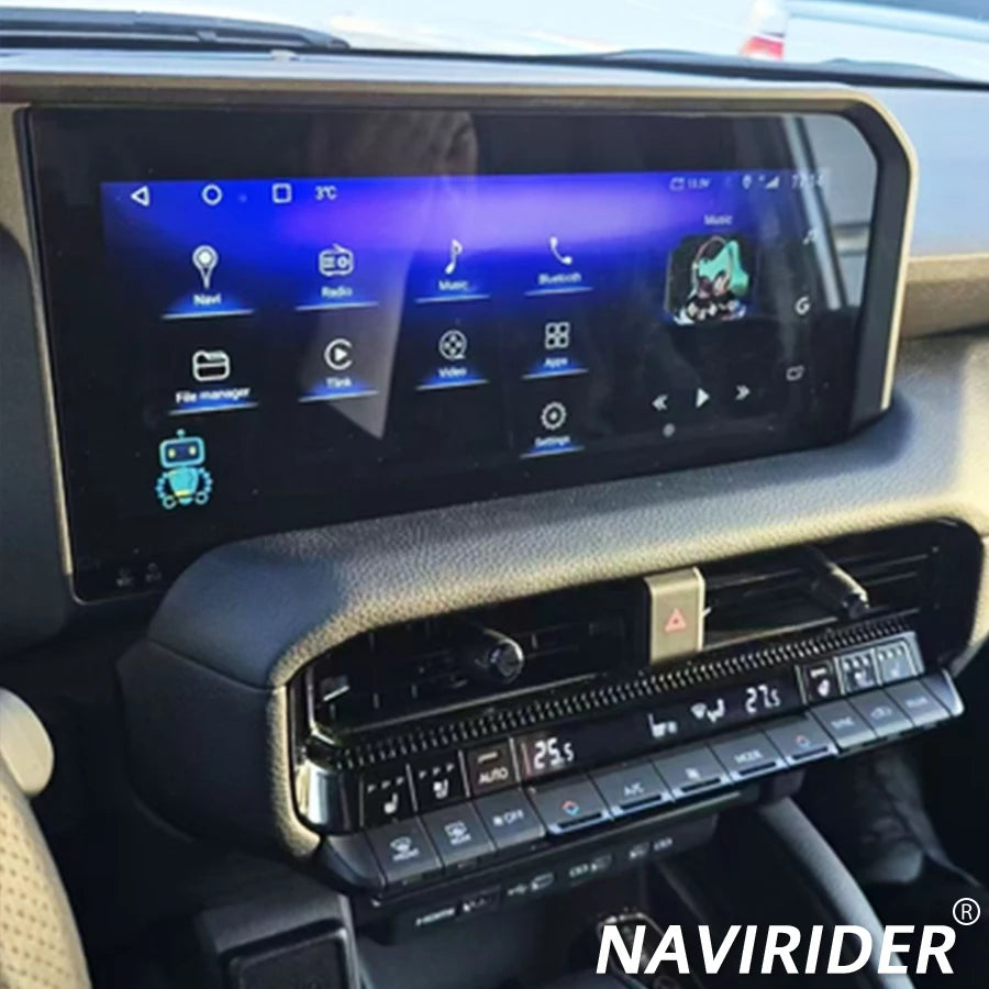 2K 12.3inch Android For Toyota Prado LC250 2023-2024 Car Stereo Radio Multimedia Player Ca