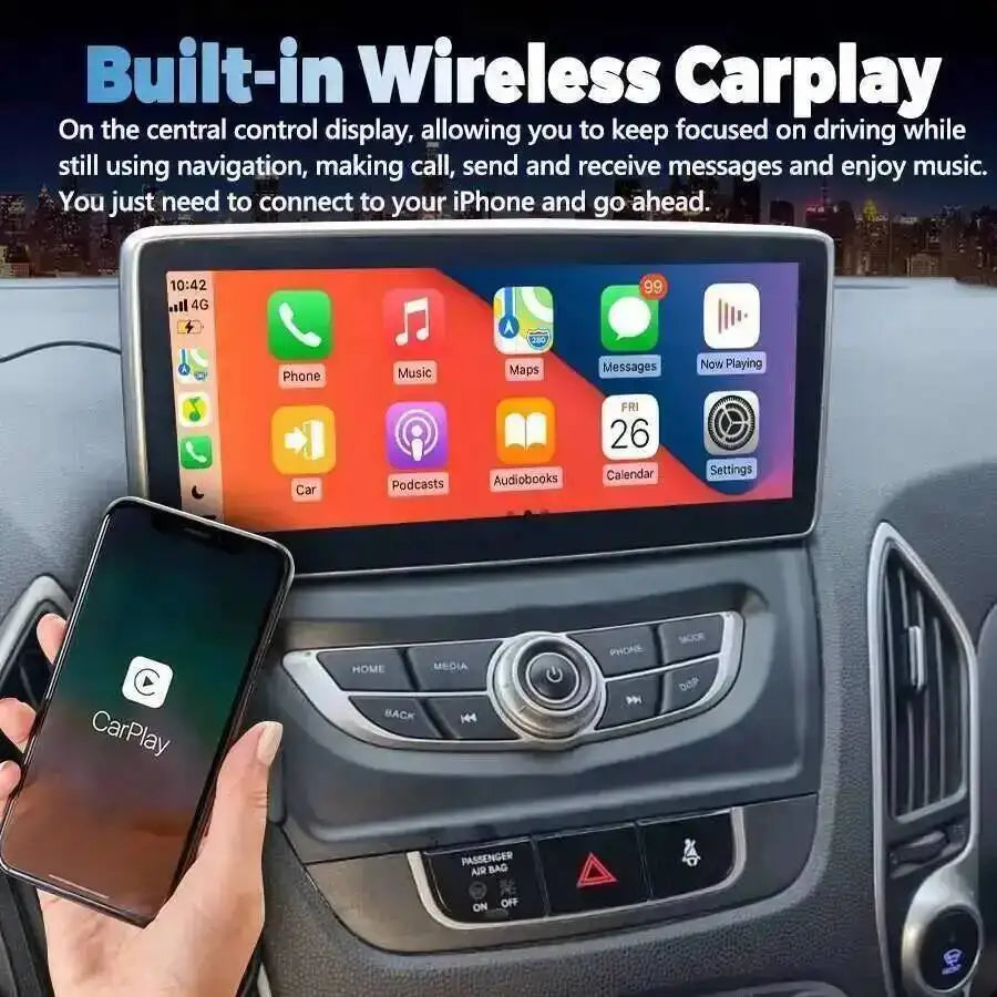 Android 15 Car Radio 4G+WIFI Carplay For Hyundai IX35 2009-2017 Car Multimedia Player GPS  | AUTOKITSHOP