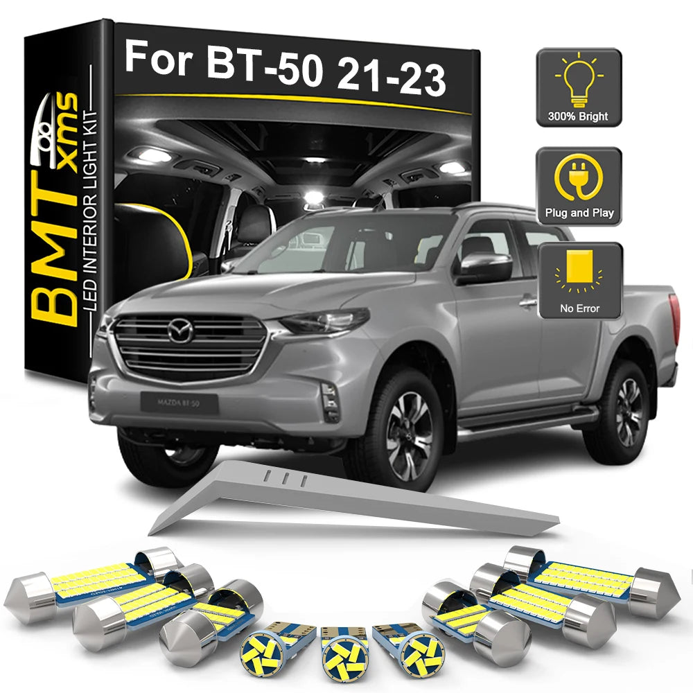 8-Piece LED Interior Light Kit for Mazda BT-50 BT50 - Canbus Error-Free Bulbs | AUTOKITSHOP